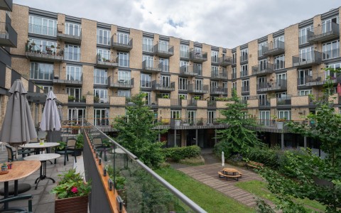 binnentuin van de makroon