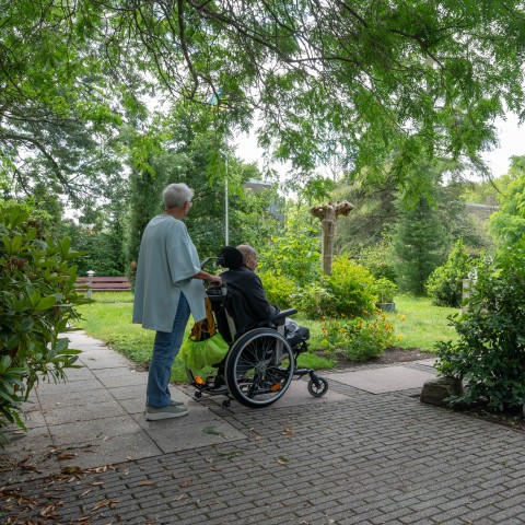 samen in de tuin