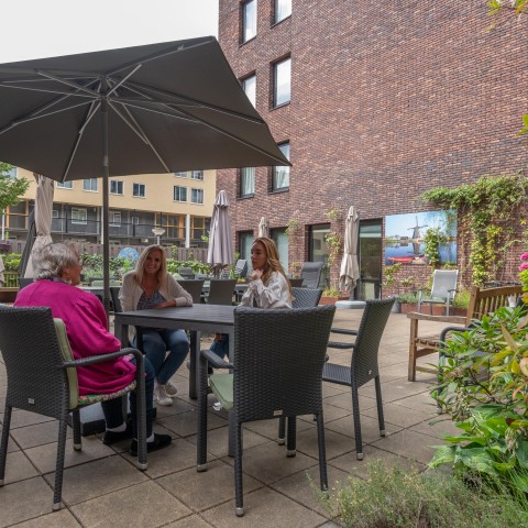 samen in de tuin