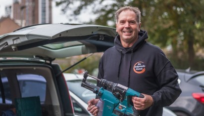 de klusjesman in actie