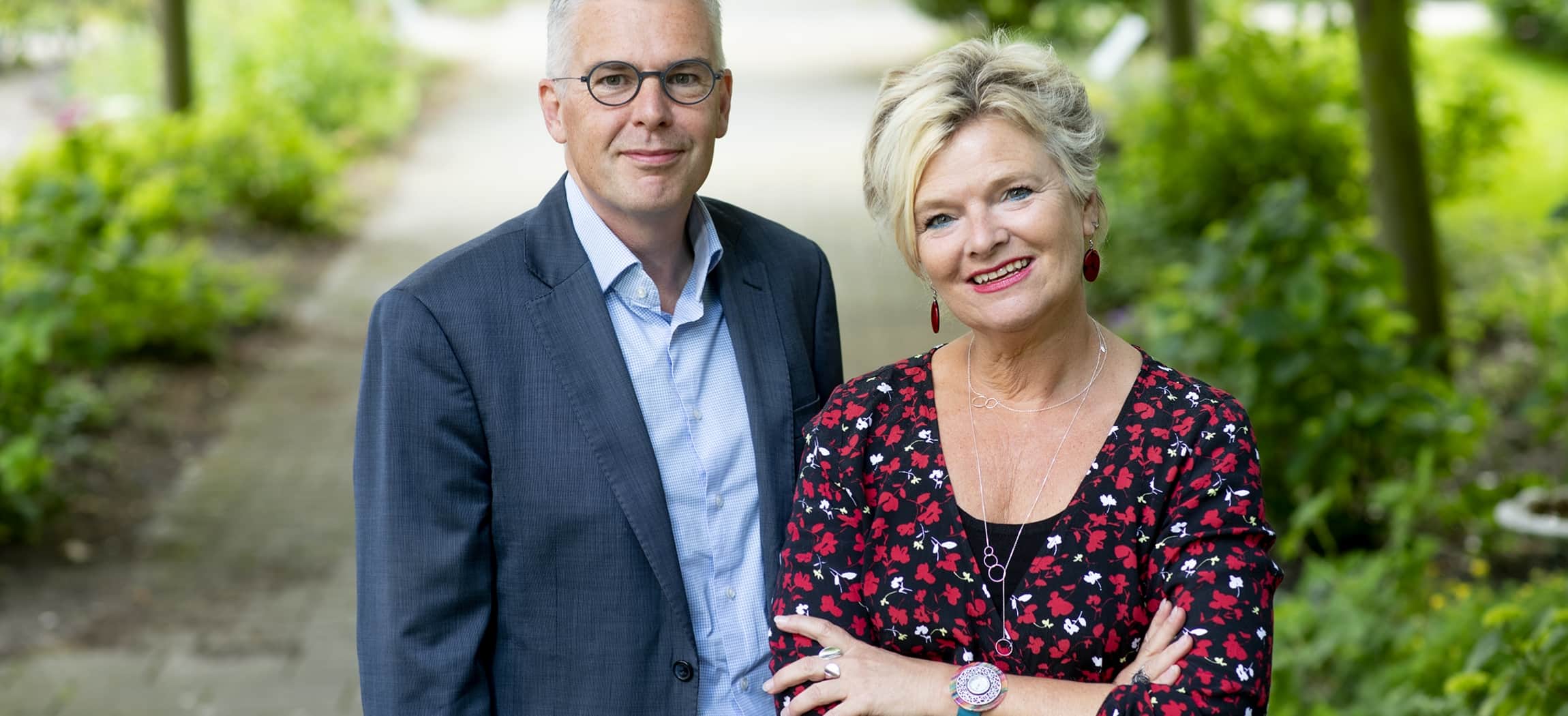 Ivo van der Klei en Inge Borghuis, Raad van Bestuur Amstelring, juni 2019