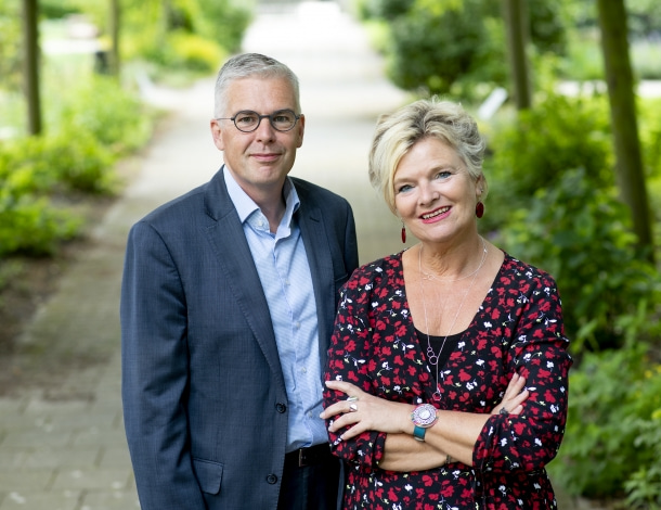 Ivo van der Klei en Inge Borghuis, Raad van Bestuur Amstelring, juni 2019