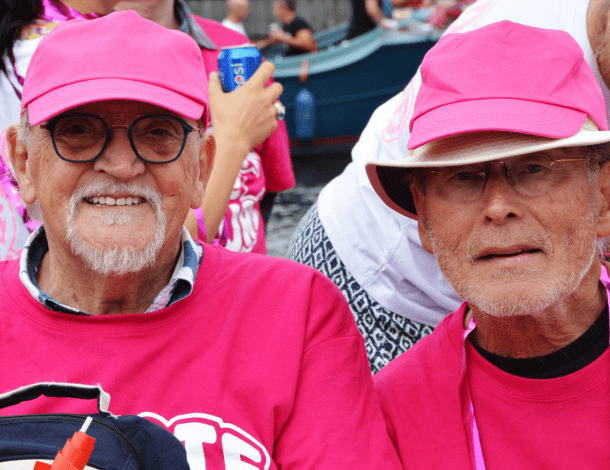 'Roze boot' van Amsterdamse ouderenzorg organisaties tijdens de Canal Pride 2019