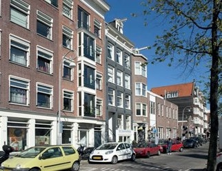 Amsterdamse panden aan de Westerstraat in de Jordaan